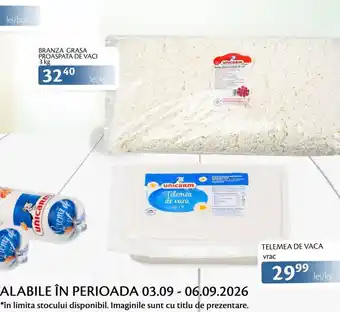 Unicarm Unicarm branza grasă proaspătă de vaci Ofertă