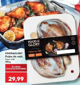 FOOD&GLORY Pulpe de rață