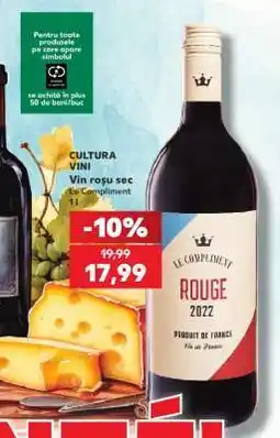 Kaufland CULTURA VINI Vin roșu sec Ofertă