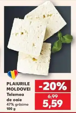 Kaufland PLAIURILE MOLDOVEI Telemea de oaie Ofertă