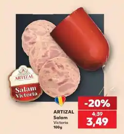 Kaufland ARTIZAL Salam Victoria 100g Ofertă