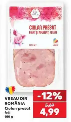 Kaufland Ciolan presat felii Ofertă