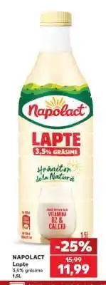 Kaufland NAPOLACT Lapte Ofertă