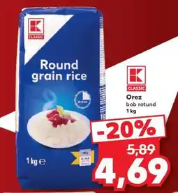 Kaufland Orez bob rotund 1 kg Ofertă