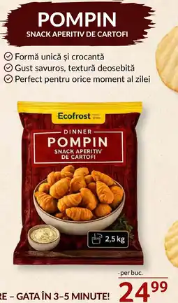 Selgros Ecofrost pompin snack aperitiv de cartofi Ofertă