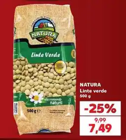 Kaufland NATURA Linte verde Ofertă