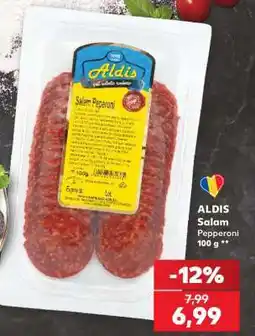 Kaufland ALDIS Salam Pepperoni 100 g Ofertă