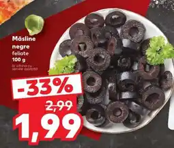 Kaufland Măsline negre feliate Ofertă