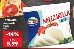 Kaufland HOCHLAND mozzarella fresh 125g Ofertă