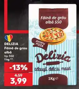 Kaufland DELIZIA Făină de grau albă Ofertă