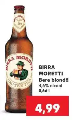 Kaufland BIRRA MORETTI Ofertă