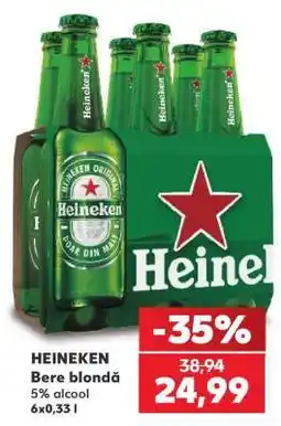 Kaufland HEINEKEN Bere blondă Ofertă