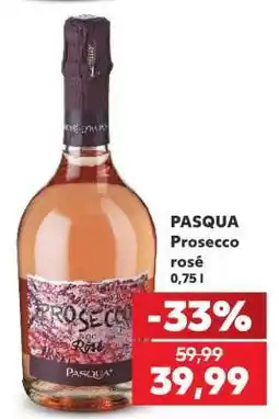 Kaufland PASQUA Prosecco rosé Ofertă