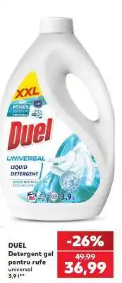 Kaufland DUEL Detergent gel pentru rufe universal 3,9 l Ofertă