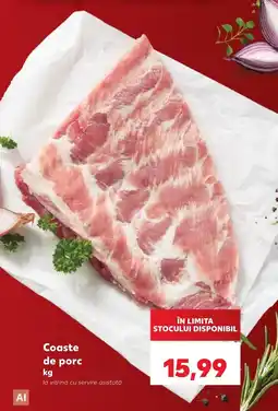 Kaufland Coaste de porc Ofertă