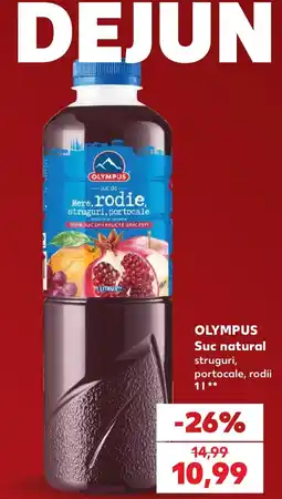 Kaufland olympus suc natural struguri portocale rodii Ofertă