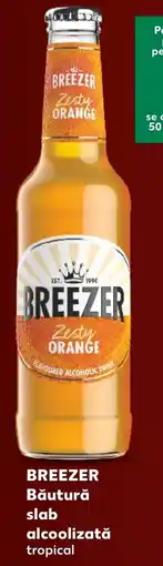 Kaufland Breezer băutură slab alcoolizată tropical Ofertă
