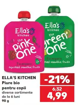 Kaufland Ella's kitchen Piure bio pentru copii Ofertă
