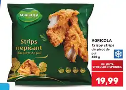 Kaufland Agricola crispy strips din piept de pui Ofertă