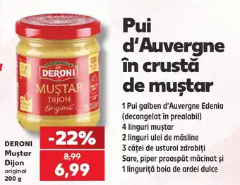 Deroni muștar dijon original
