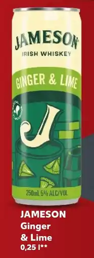 Kaufland Jameson Ginger & Lime Ofertă
