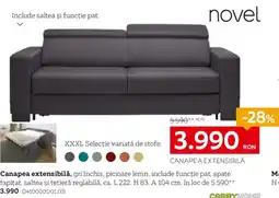 XXXLutz novel canapea extensibila Ofertă