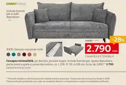XXXLutz Carryhome canapea extensibila Ofertă