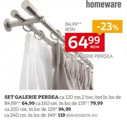 XXXLutz Set galerie perdea Ofertă