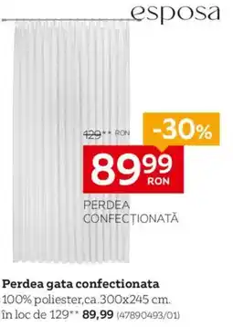 XXXLutz esposa perdea gata confectionata Ofertă