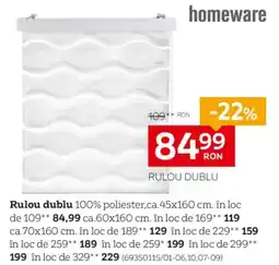 XXXLutz Homeware rulou dublu Ofertă