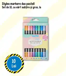 TEDI Stylex markere duo pastell Ofertă