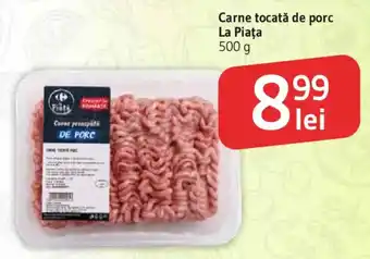 La Piața carne tocată de porc