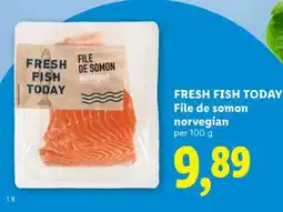 Lidl FRESH FISH TODAY File de somon norvegian Ofertă