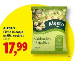 Lidl ALESTO Fistic în coajă prăjit, nesărat Ofertă