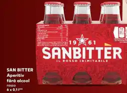 Kaufland San bitter aperitiv fără alcool rosso Ofertă