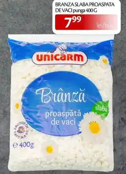 Unicarm unicarm branza slaba proaspata de vaci Ofertă