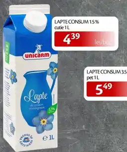 Unicarm Unicarm lapte de consum semidegresat Ofertă