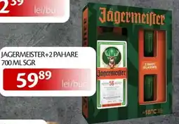 Unicarm Jagermeister + 2 Pahare Ofertă