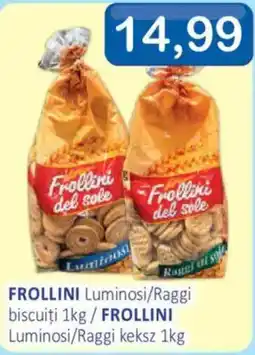 CBA Frollini luminosi/raggi biscuiti Ofertă