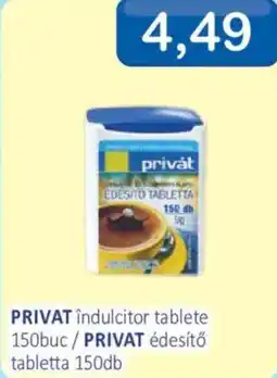 CBA Privat îndulcitor tablete Ofertă