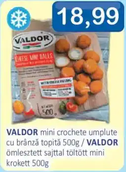 CBA Valdor mini crochete umplute cu brânză topită Ofertă