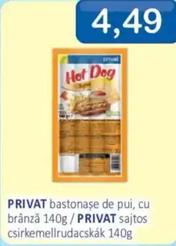CBA Privat bastonașe de pui Ofertă