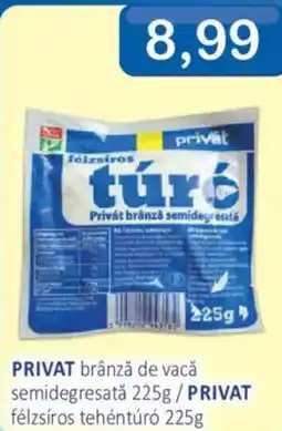 CBA Privat brânză de vacă semidegresată Ofertă