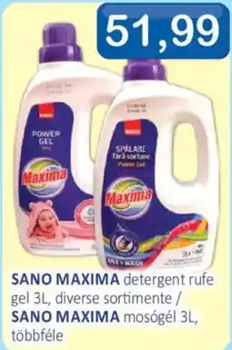 CBA Sano Maxima detergent rufe gel Ofertă
