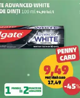 Penny Colgate advanced white Ofertă