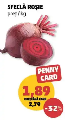 Penny Penny Card Sfeclă Roșie Ofertă