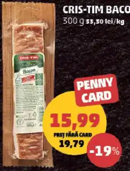 Penny Cris-tim bacon Ofertă