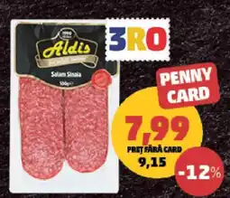 Penny Aldis salam fină Ofertă