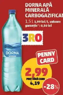 Penny Dorna apă minerală carbo gazificată Ofertă