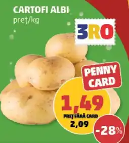 Penny 3RO cartofi albi Ofertă